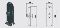 Spännhjul 180 mm - Trumpf 95 10-31007071