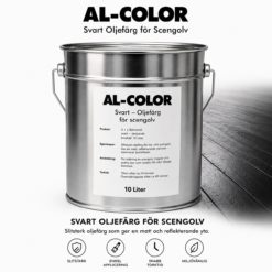 AL-Color svart oljefärg för scengolv